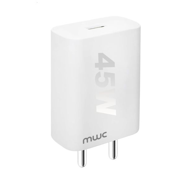 MWC USB-A 45W Flash Charging Travel Adapter | MUA45W | Compatible with All Brands | USB-A Port - White - Image 4