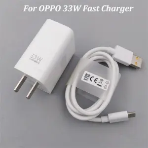 Oppo 33 Watt Supervooc Fast Type C Charger Adapter (Oppo A77, Oppo A77s, Oppo A57e, Oppo A78)