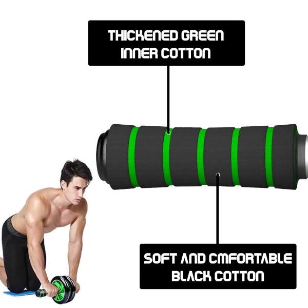 AB Roller With Foam Handles For Core Strengthening Exercise - Image 7