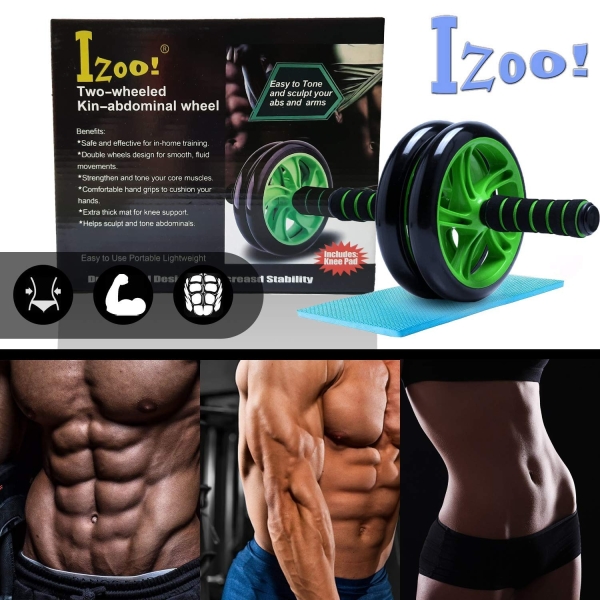 AB Roller With Foam Handles For Core Strengthening Exercise - Image 5