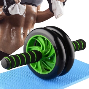 AB Roller With Foam Handles For Core Strengthening Exercise