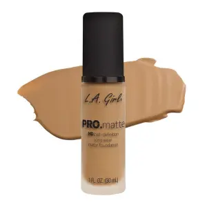 L.A. Girl Pro Matte HD High Definition Long Wear Matte Foundation Soft Beige 30ml By Genuine Collection