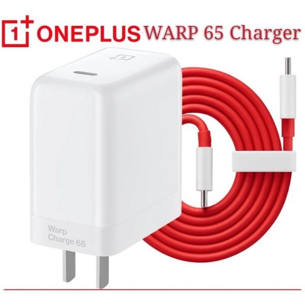 OnePlus Warp Charger 65W Fast Charging Power Adapter With Type-C Data Transfer Cable - Image 5