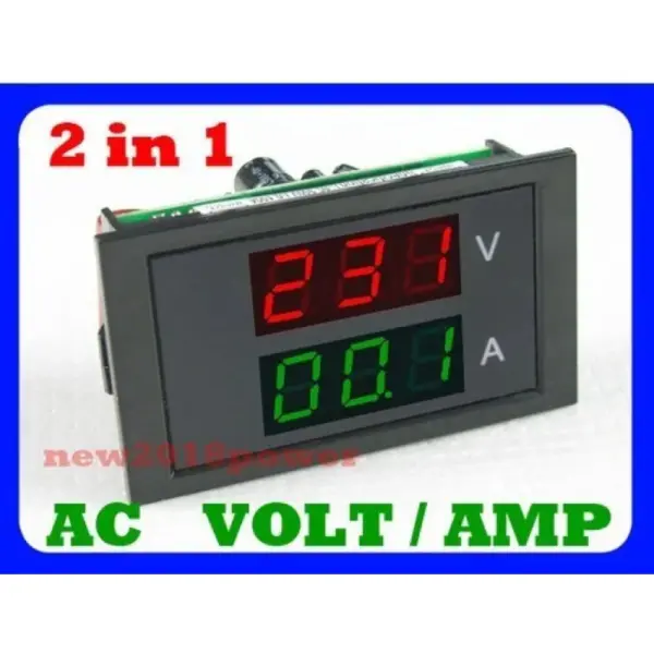 AC Volt And Amp Meter - Image 2