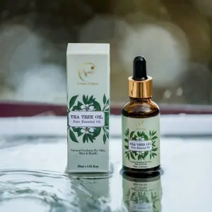 Avani 100% Natural & Pure Tea Tree Essential Oil For Acne , Spots & Blemishes 30ml
