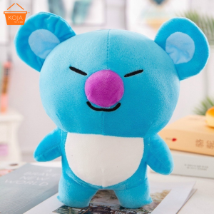 KOJA Kpop BTS BT21 Character Face Plush Stuffed Toy
