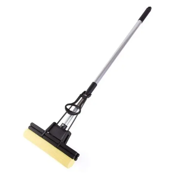 Super Absorbent Professional Double Roller Sponge Foam Mop | Easy To Use Super Absorbent Sponge Foam With Telescopic Handle