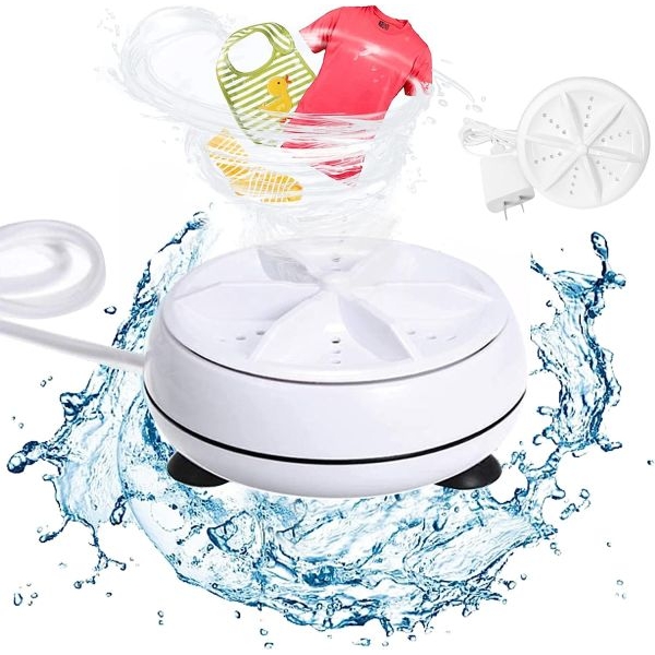 Mini Washing Machine Turbine Washing Machine Portable Turbo Washer for Travel Business Trip or College Rooms - Image 2