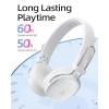 Wireless Over Ear Headphones 60H Playtime