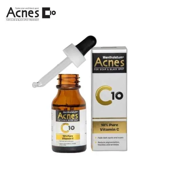 Acnes C1010% Pure Vitamin C Serum 15ml (pack of 3 pcs) With Free Lipliner By Genuine Collection