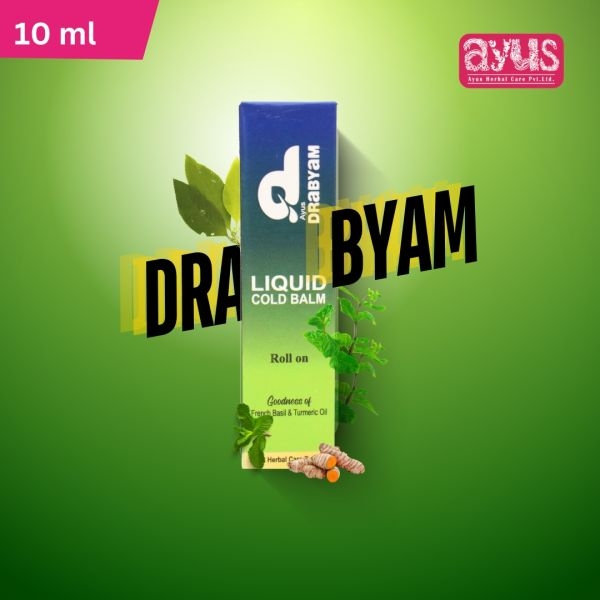 Drabyam Liquid Cold Balm Roll-On – 10ml - Image 3