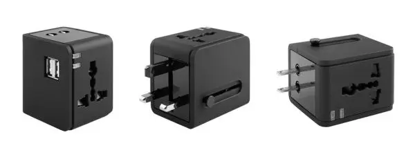 Universal Travel Adapter With Dual USB Charging Port - Image 3