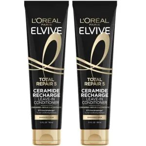 L'Oreal Paris Elvive Total Repair 5 Protein Recharge Leave In Conditioner Treatment, and Heat Protectant, 150ml by Genuine Collwction