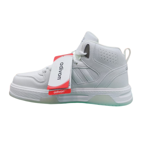Adivon White Synthetic Round Toe Lace-Up Closure Medium Width Casual Sneakers for Men