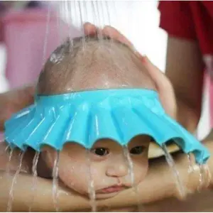 Adjustable Baby Bath Hat/Shower Cap -Assorted Color