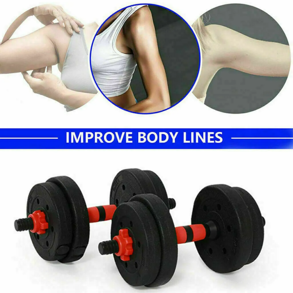 Adjustable Dumbbell Barbell Set 30Kg - Image 3