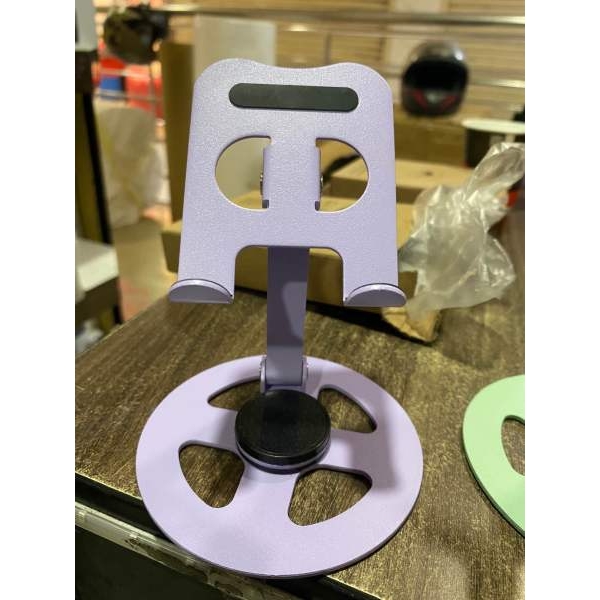 Adjustable Full Metal (Aluminum) Phone Holder Phone Stand Take Anywhere Desk Mobile Stand - Image 3