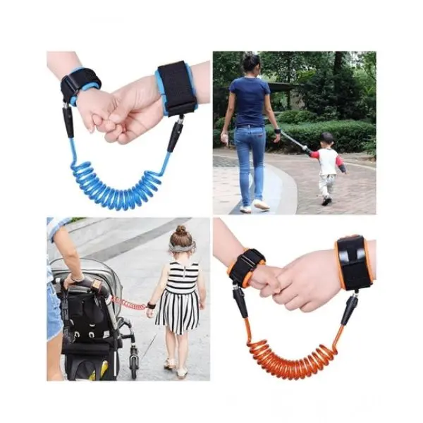 Adjustable Kids Safety Wrist Leash, Anti-Lost Child Walking Hand Strap, Stretchy Nylon Belt for Toddlers 1-5 Years - 1.5M - Image 2