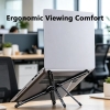 Portable Aluminum Laptop Riser with Multi-Angle Support for Desk
