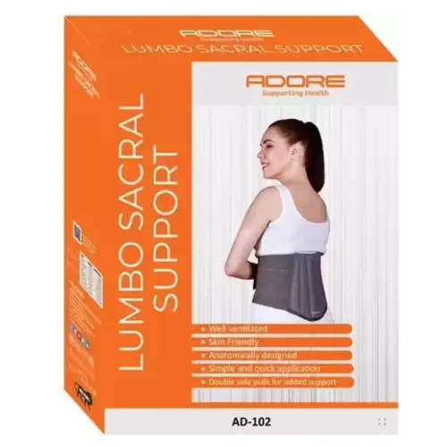 Adore Body Braces - Lumbo Sacral Support Belt Lumbar Sacro Belt for Lower Back Support and Enhance Back Posture For Men & Women