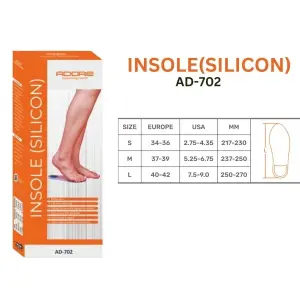 Adore Silicone Gel Arch Support Insoles