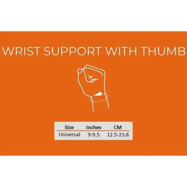 Adore Wrist Support With Thumb Splint, Adjustable Thumb Brace Wrist Support Breathable Thumb Splint for Trigger Finger Pain Relie Tendonitis Sprained - Image 3