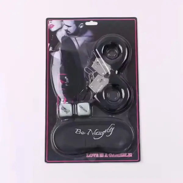 Adult Toy Mask Dice Set Blindfolded Flirting Feathers Stick Plush Handcuffs Paddle Whip for Adult Game - Image 4