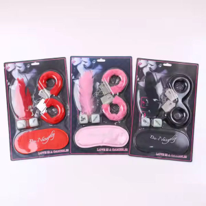 Adult Toy Mask Dice Set Blindfolded Flirting Feathers Stick Plush Handcuffs Paddle Whip for Adult Game