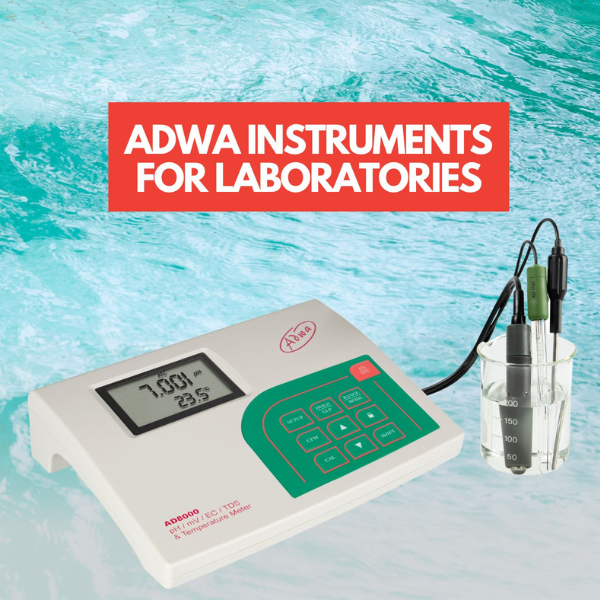 Adwa Professional pH-ORP-EC-TDS-Temp Benchtop Meter with GLP (AD-8000) - Image 2