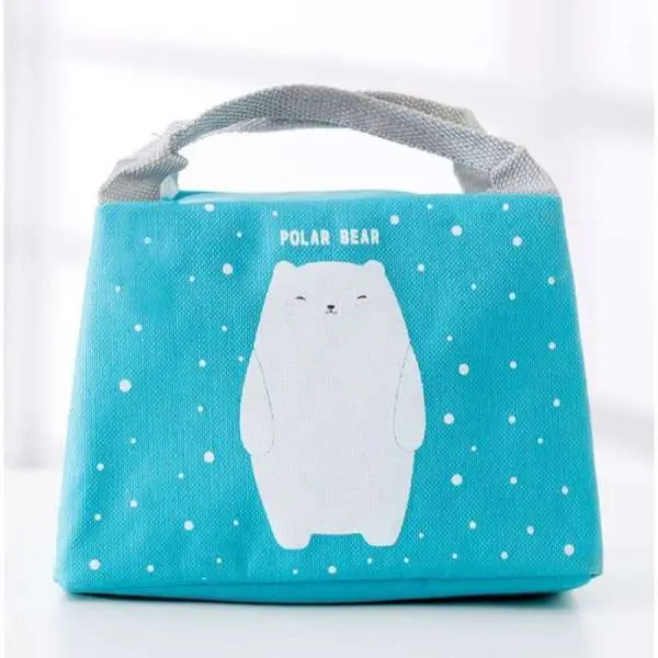 Small Bento Cute Pet Series Thermal Insulated Lunch Bags with Zippers - Image 2