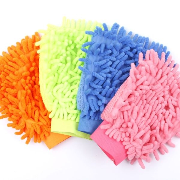 Super Mitt Microfiber Car Window Washing Home Cleaning Cloth Duster Towel Gloves Household Cleaner Tool - Image 5
