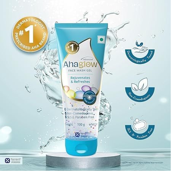 Ahaglow Advance Facewash Gel, 100ml Pack Of 2 - Image 5
