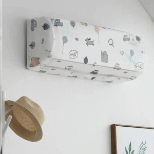 Air Conditioner Cover Waterproof Dustproof Stretchable with Elastic for 1.5 Ton 2 Ton | ( 110*33*31 CM )