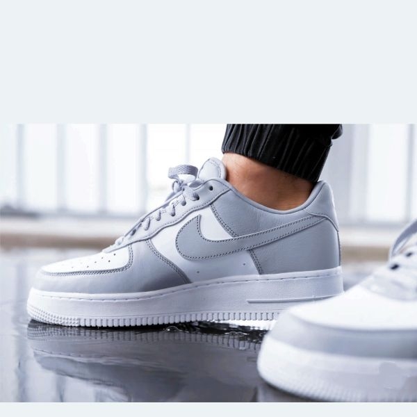 Air Force Grey White Sneakers Shoes for Men - Image 2