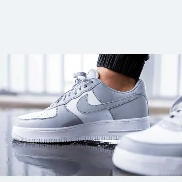 Air Force Grey White Sneakers Shoes for Men