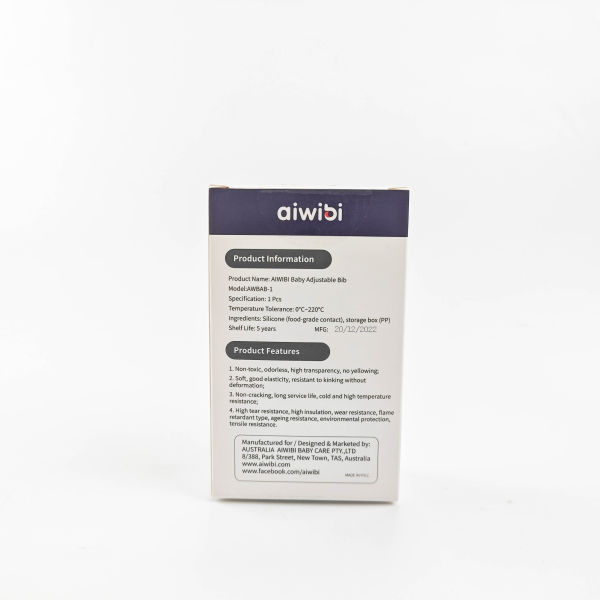 Aiwibi Baby Silicon Adjustable Bib - Image 3