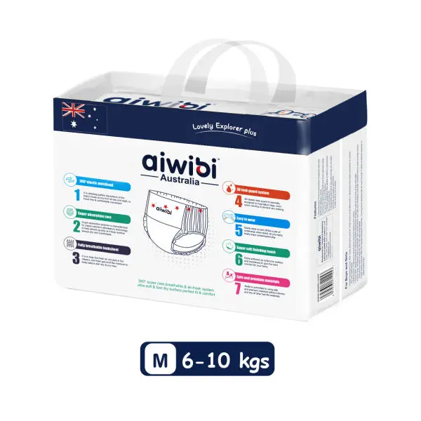 Aiwibi Premium Baby Pants - medium 30 tape style - Image 2