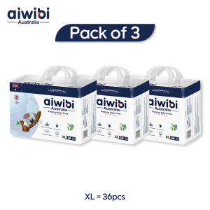 Aiwibi Premium Pant Diapers Medium 42 Pieces Pack Of 3