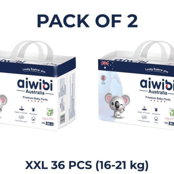 Aiwibi Premium Pant Diapers XXL 36 Pack Of 2 - Image 2