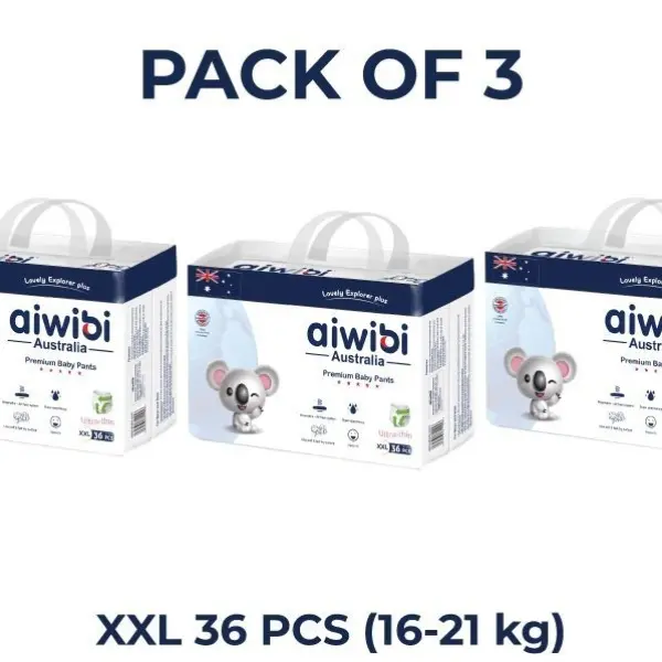 Aiwibi Premium Pant Diapers XXL 36 Pack Of 3 - Image 2