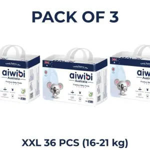 Aiwibi Premium Pant Diapers XXL 36 Pack Of 3