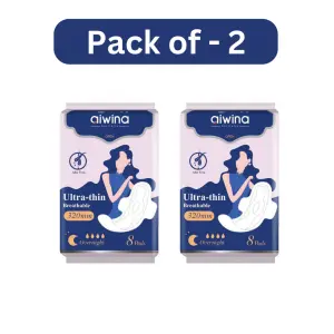 Aiwina Ultra-thin Sanitary Napkins 320mm (Pack Of-2)