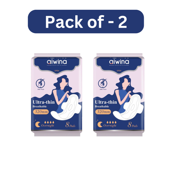 Aiwina Ultra-thin Sanitary Napkins 320mm (Pack Of-2) - Image 5