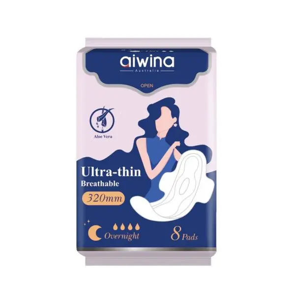 Aiwina Ultra-thin Sanitary Pad Napkins 320mm (Pack Of-3) - Image 5