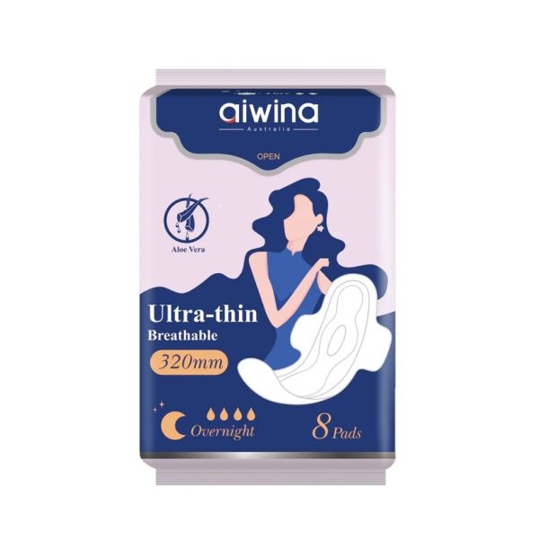 Aiwina Ultra-thin Sanitary Pad Napkins 320mm (Pack Of-5) - Image 2