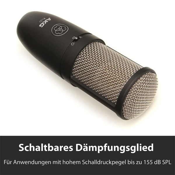 AKG P420 High-Performance Dual-Capsule True Condenser Microphone 5