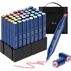 Alcohol Marker/ Finolo 40 Sheds Double Nib Alcohol Based Marker for Designing