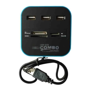 All In One Card Reader With 2.0 USB Hub