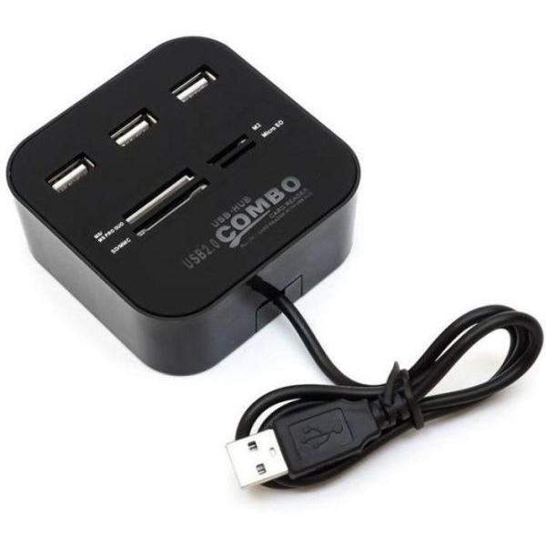All In One Card Reader With 2.0 Usb Hub - Image 3