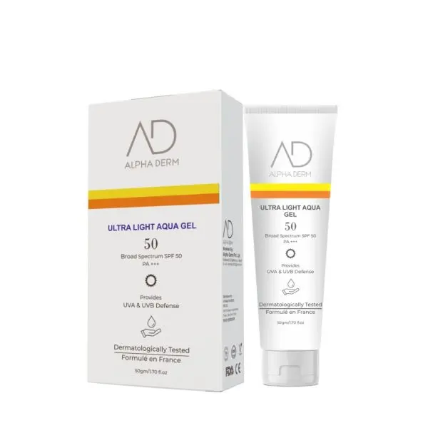 Alpha Derm Ultra Light Aqua Gel Sunscreen SPF 50 PA+++ 50gm
